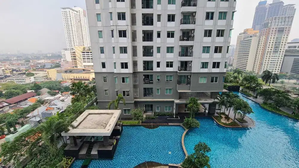 Siap pakai apartemen Thamrin Residence 2 kt dekat Grand indonesia