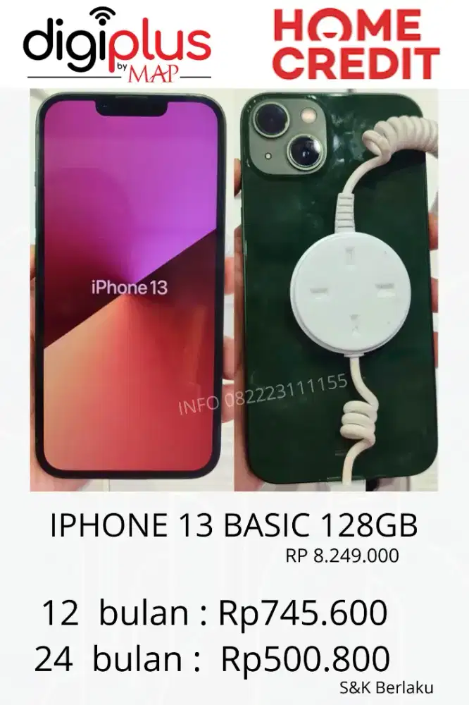 PROMO IPHONE 13 128 Midnight KREDIT FREE DP