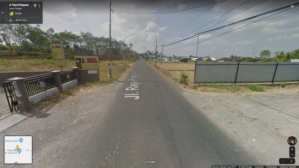 Tanah Industri Pringapus, luas 10 hektar, dkt ungaran & Kota Semarang