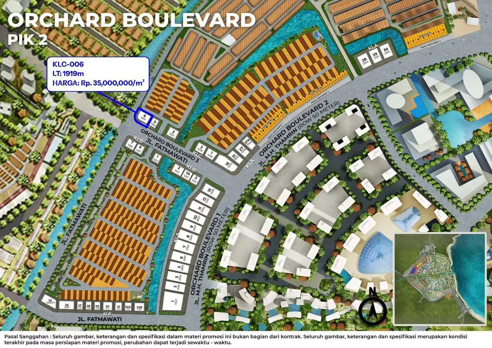 Unit Terakhir Kavling Komersial Premium di PIK2