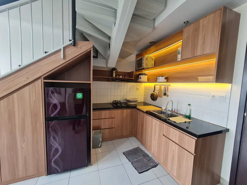 Apartemen Casa De Parco Type 2 BR 2 lantai Sewa Murah