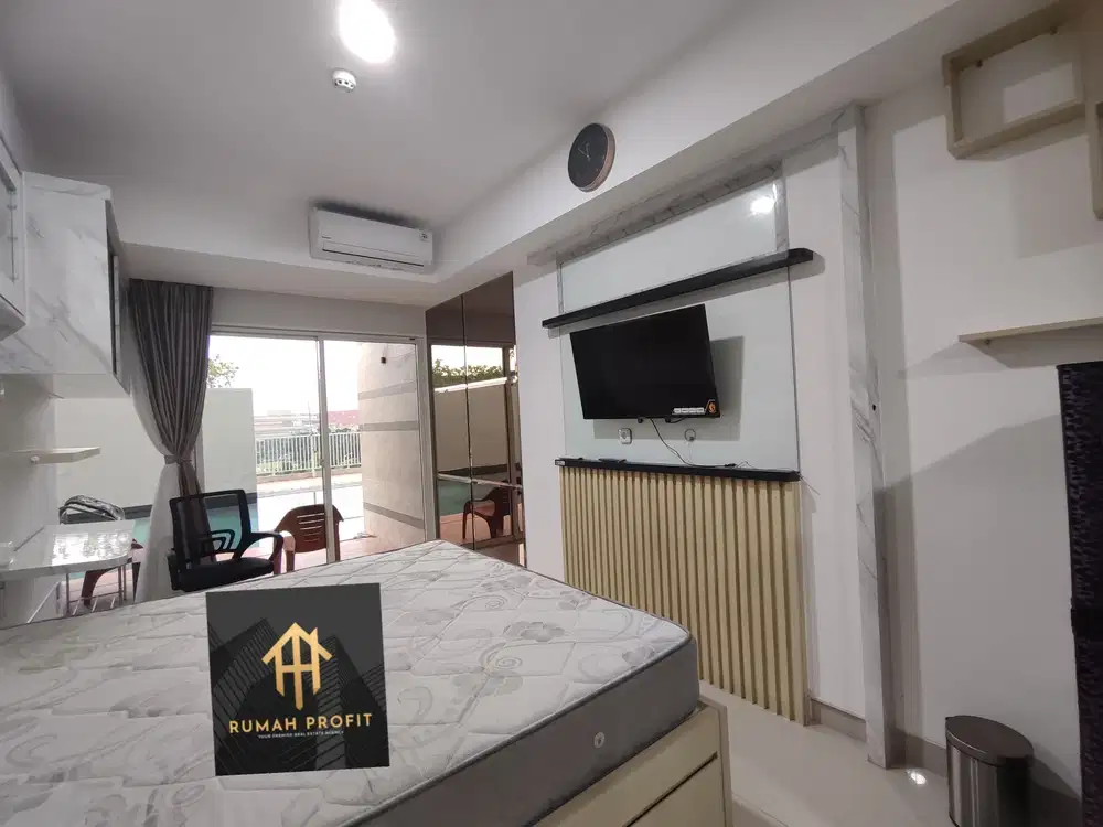 Disewakan Apartemen Pacific Garden Lantai 3 View Langsung Kolam Renang