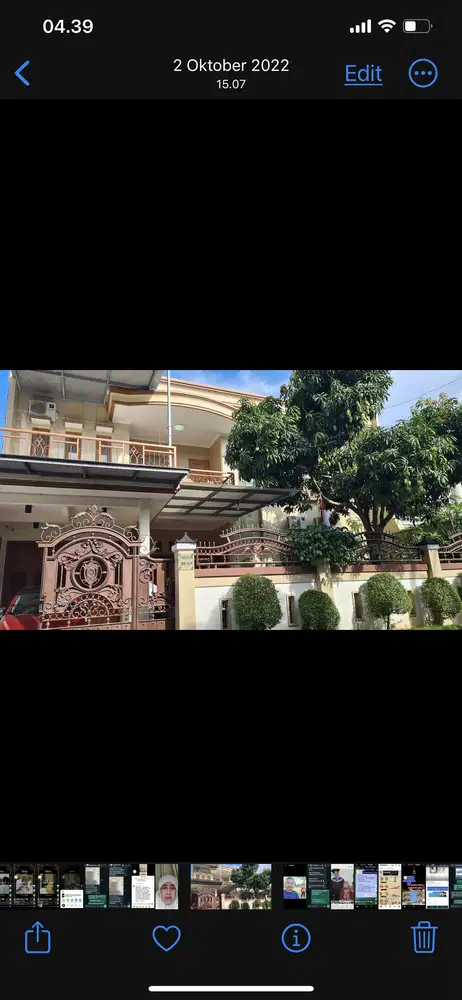 Rumah mewah dan terawat di perumahan Elit di semarang atas