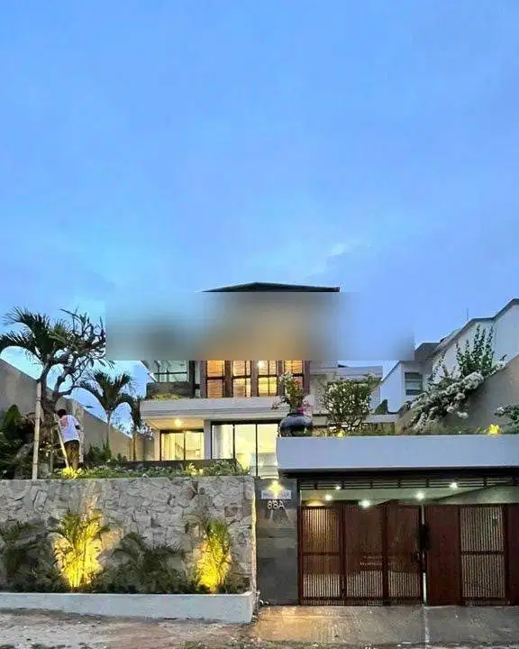 Luxury villa infinity pool view laut dan GWK di goa gong, Jimbaran,