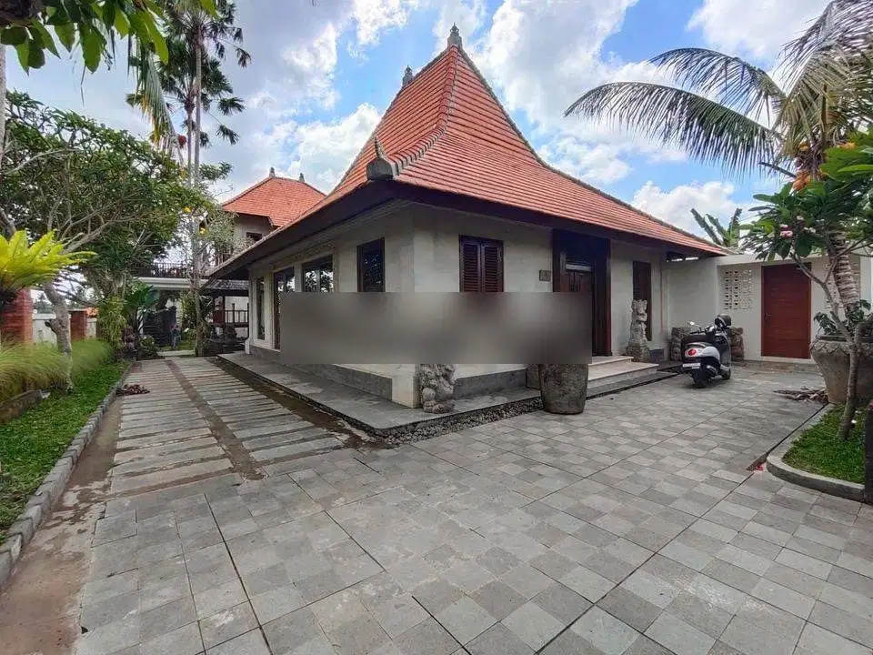 Villa mewah view sawah yang menawan di Ubud, 3 kamar tidur
