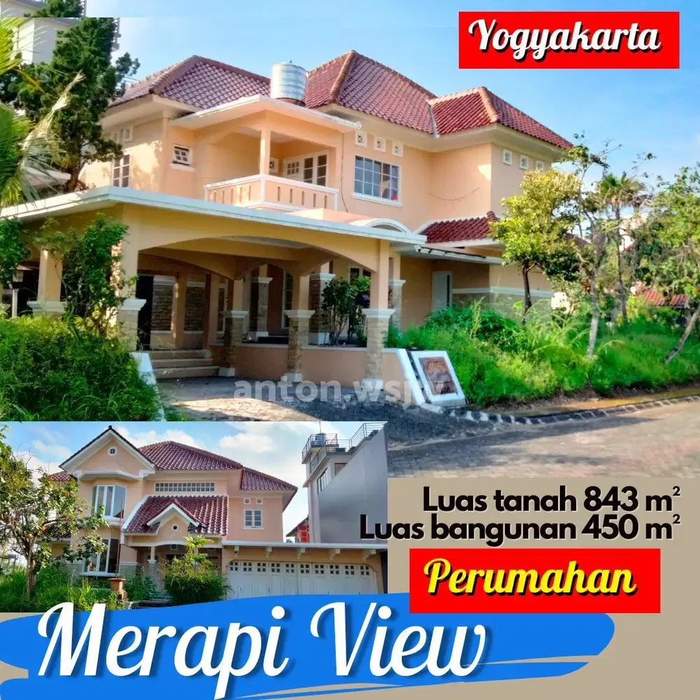 Rumah Bagus-Pendopo Jogja di Perum Merapi View Jl Kaliurang Lt 843 m2