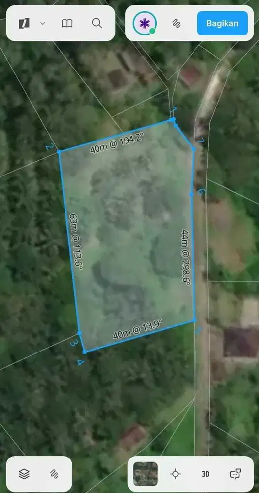 Tanah 3100m2 Dekat Resort Dajuma Tabanan Bali