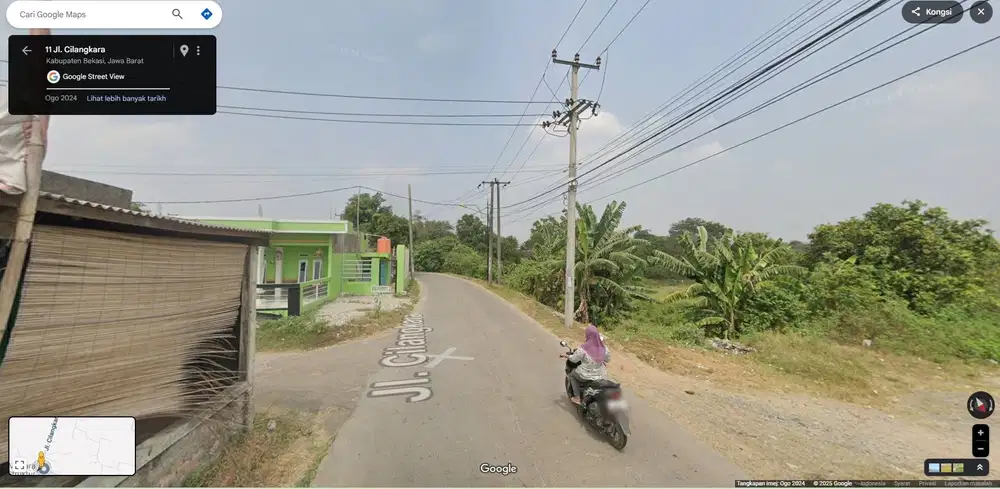 Tanah 6000 Disewakan di Cilangkara Serang Baru Kabupaten Bekasi