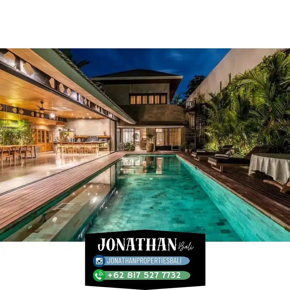Dijual Villa Mewah di Canggu Dekat Pantai Nelayan
