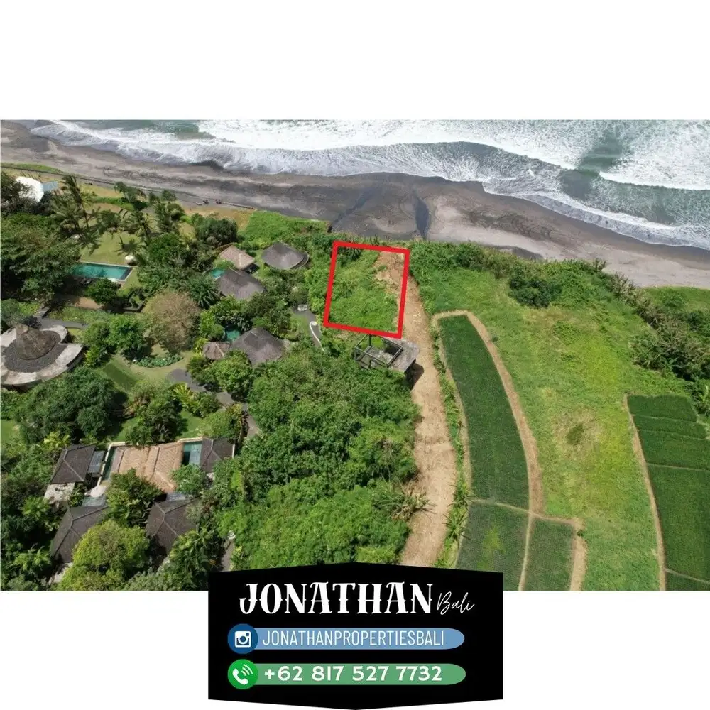 DIJUAL: Tanah Beachfront 6.52 Are di Lokasi Hotel Mewah