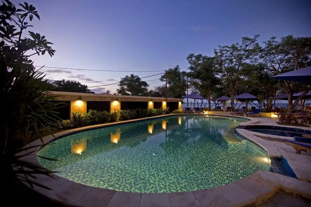 Resort Mewah Pinggir Pantai Gili Trawangan dengan 23 Kamar