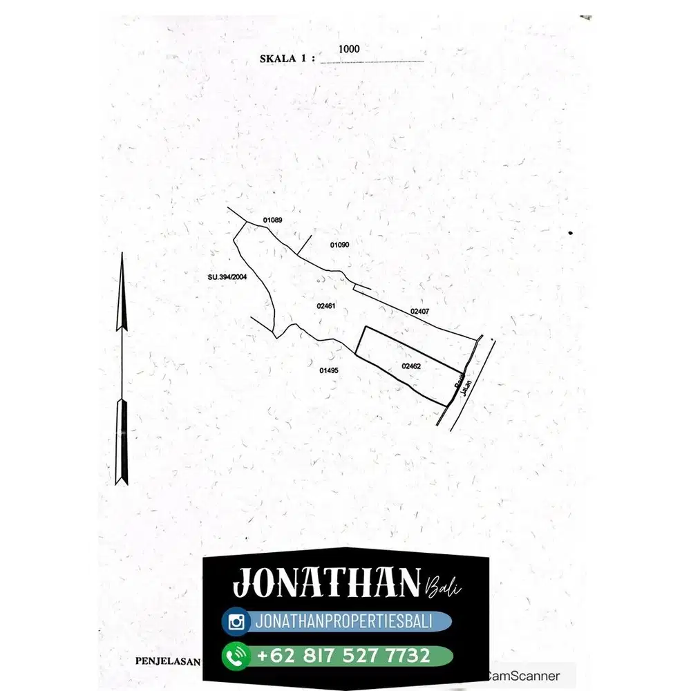 Dijual Tanah Lokasi Ubud - Lskt