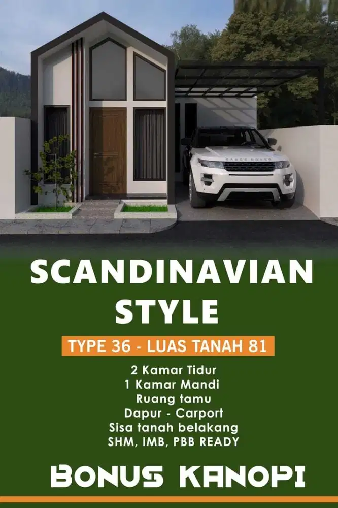 HUNIAN SCANDINAVIAN STYLE DI BLIMBING KOTA MALANG DEKAT AKSES TOL