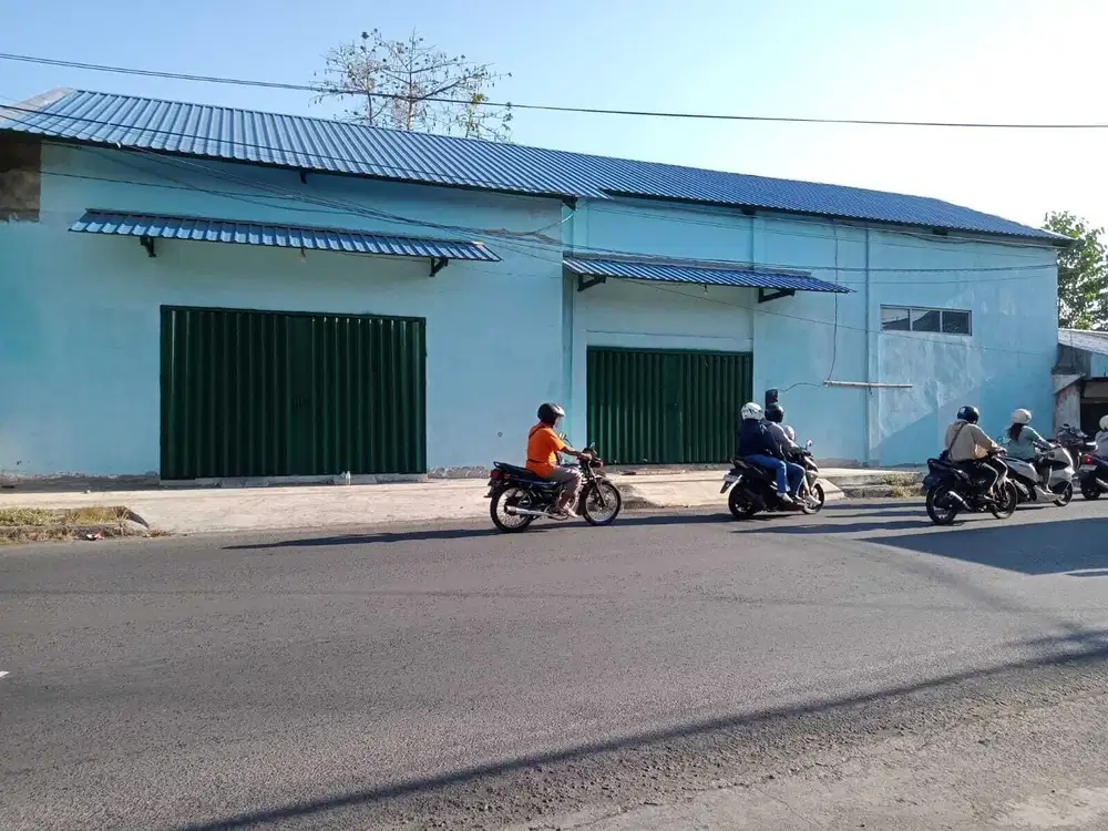 Sewa gudang 200 m2 harga 100 juta pertahun  Brigjend Katamso, Sidoarjo