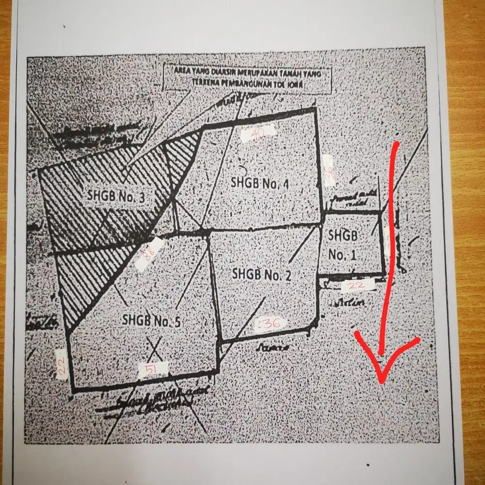 Dijual dibawah NJOP kavling komersil di dekat bandara