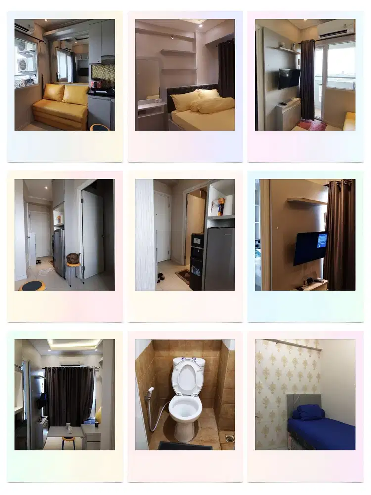 JUAL MURAH Apartmen Green Pramuka City 2 kamar full furnis