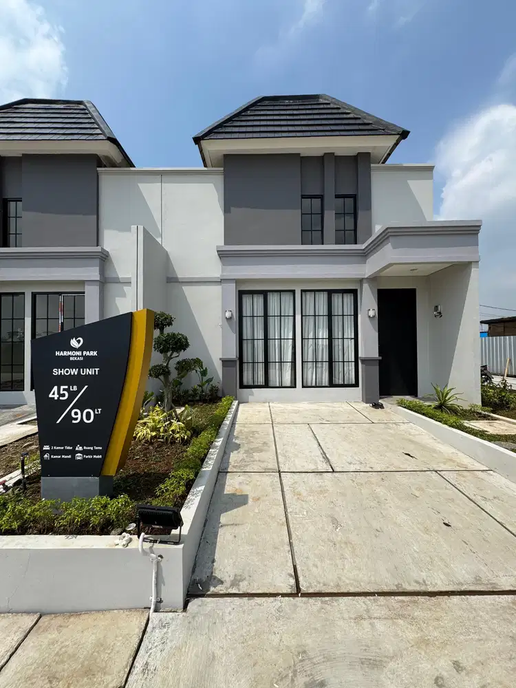 RUMAH MASA DEPAN 30 MENITAN DARI JAKARTA DI HARMONI PARK BEKASI