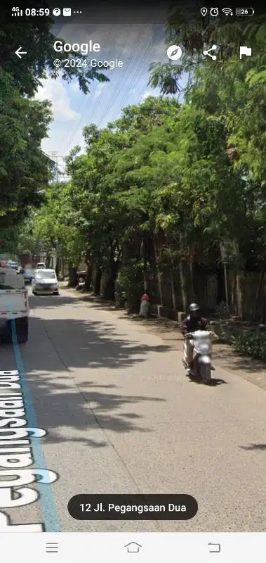 Disewakan Tanah Lahan Komersil di Pegangsaan dua Kelapa Gading