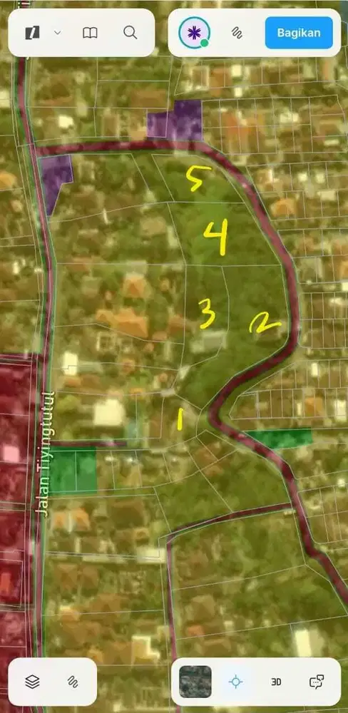 Tanah Strategis Lokasi Premium di Canggu Bali