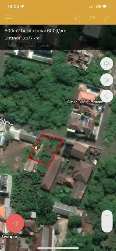 BARANG LANGKA Tanah Strategis di Jimbaran, Dekat Sidewalk Mall