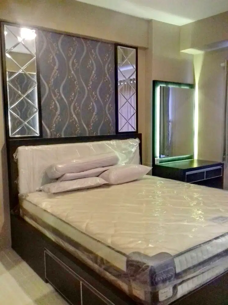 DISEWAKAN Termurah Puncak Dharmahusada 2 BR Full Interior Full Furnish