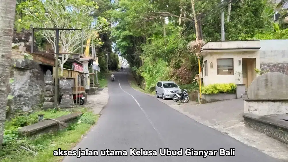 Dijual Tanah Datar di Ubud 1500m2 Akses 6 Meter