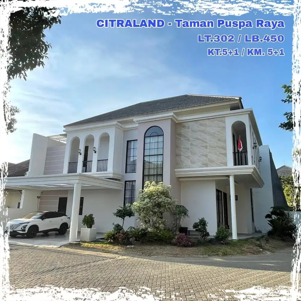 Dijual Rumah Paling LUX Fully Furnished Citraland, Taman Puspa Raya