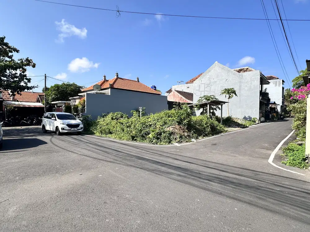 Tanah Strategis Posisi Hook Jl Kori Nuansa Taman Griya Jimbaran