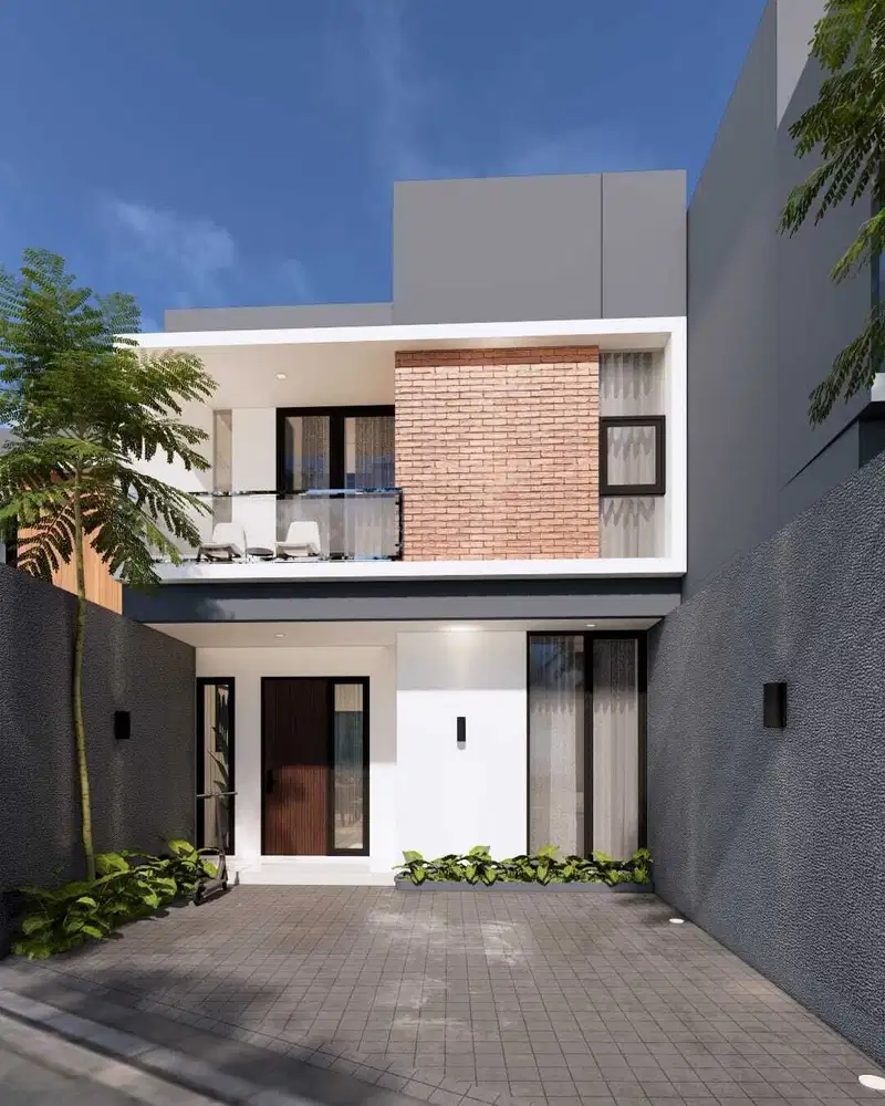 Jual Rumah Estetik Baru dua lantai di jakal km 11