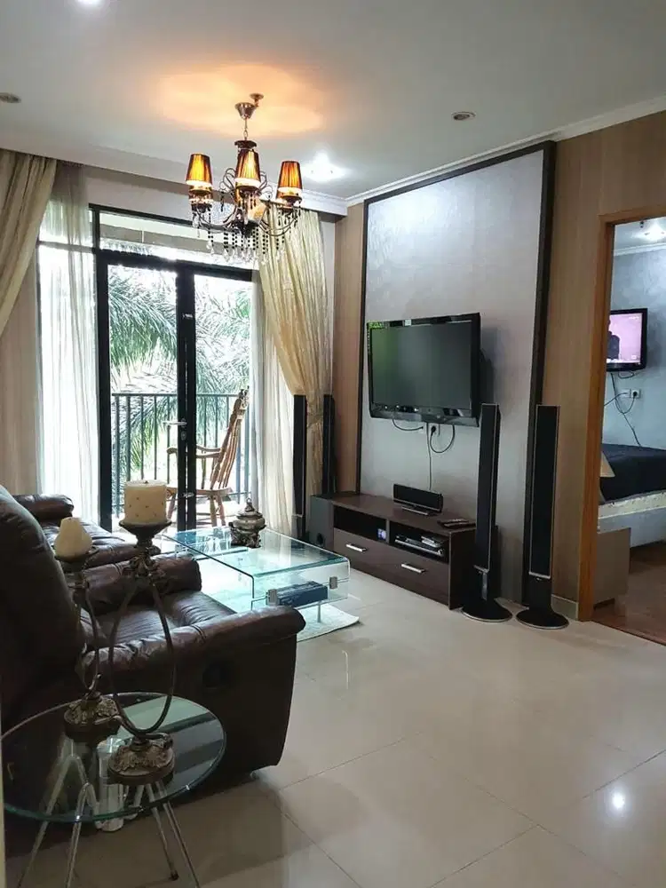 Spesialis apartement Hamptons park unit sewa bagus sekali