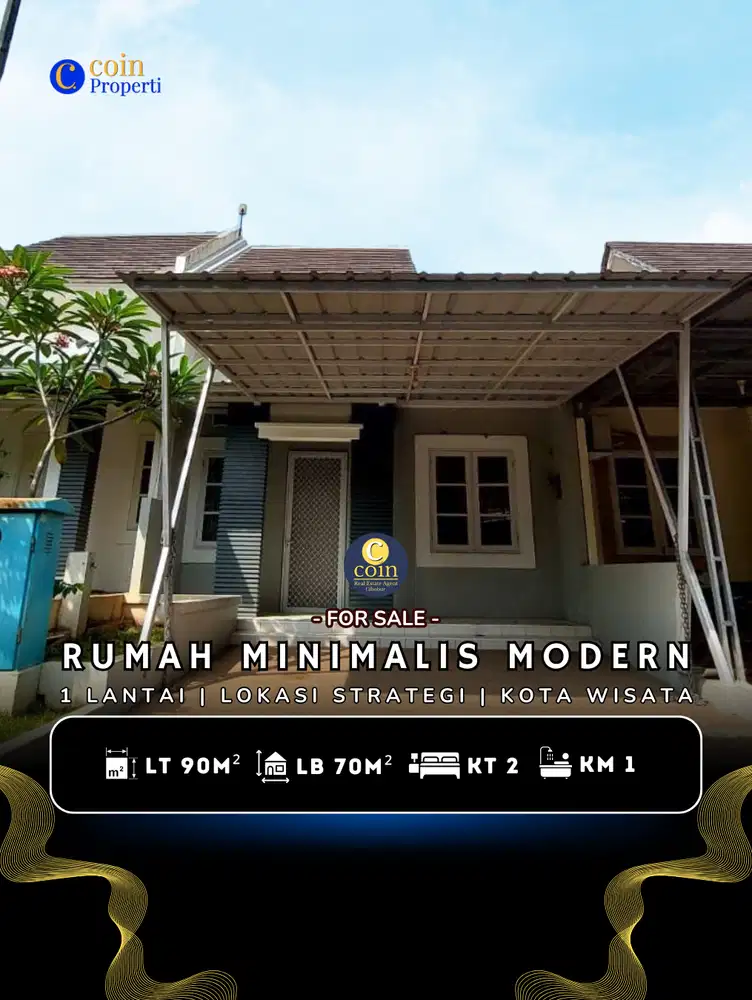 Dijual Cepat Rumah Kota Wisata (Ls)