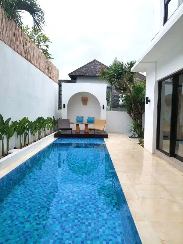 villa mewah lingkungan cluster 200 meter ke sidewalk akses jalan 5 mtr