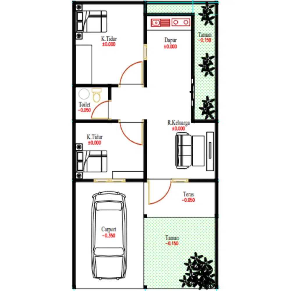 Rumah Cantik 3 Menit dari De Tjolomadu Harga 350 jutaan!