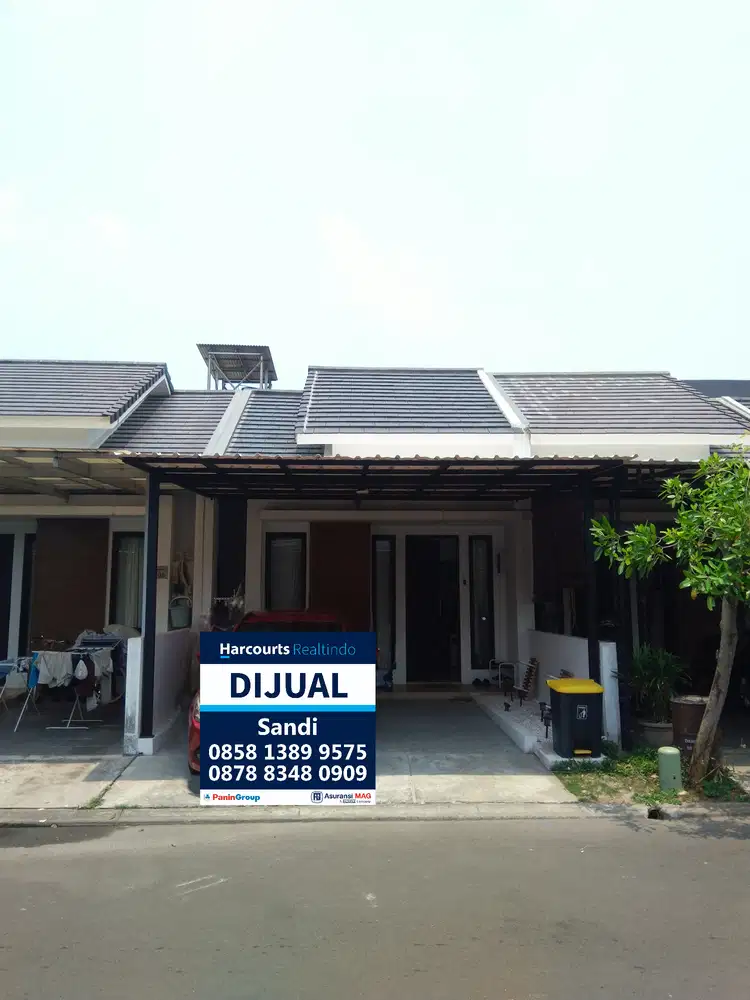 Jual Cepat Rumah Modern 1 Lantai di Graha Raya Cluster Neo Dahlia Loka