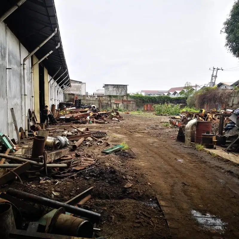 Kavling Gudang Kapuk Kamal Luas 5000 Dekat Cengkareng Kayu Besar