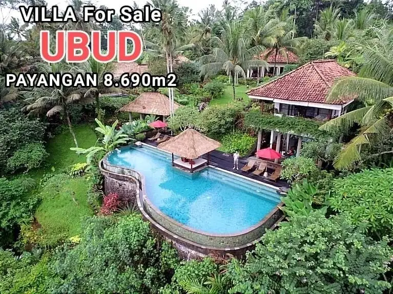 Nego, villa view lembah dan sawah yang menawan di Ubud