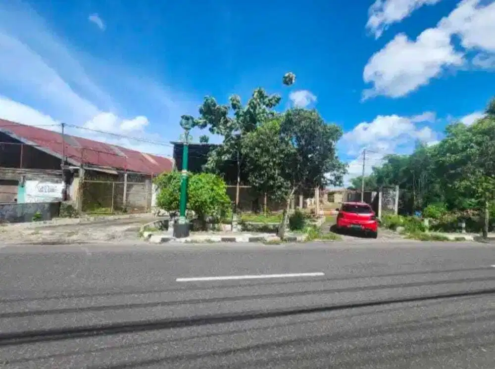 Tanah murah strategis pinggir jalan Pramuka Jogja