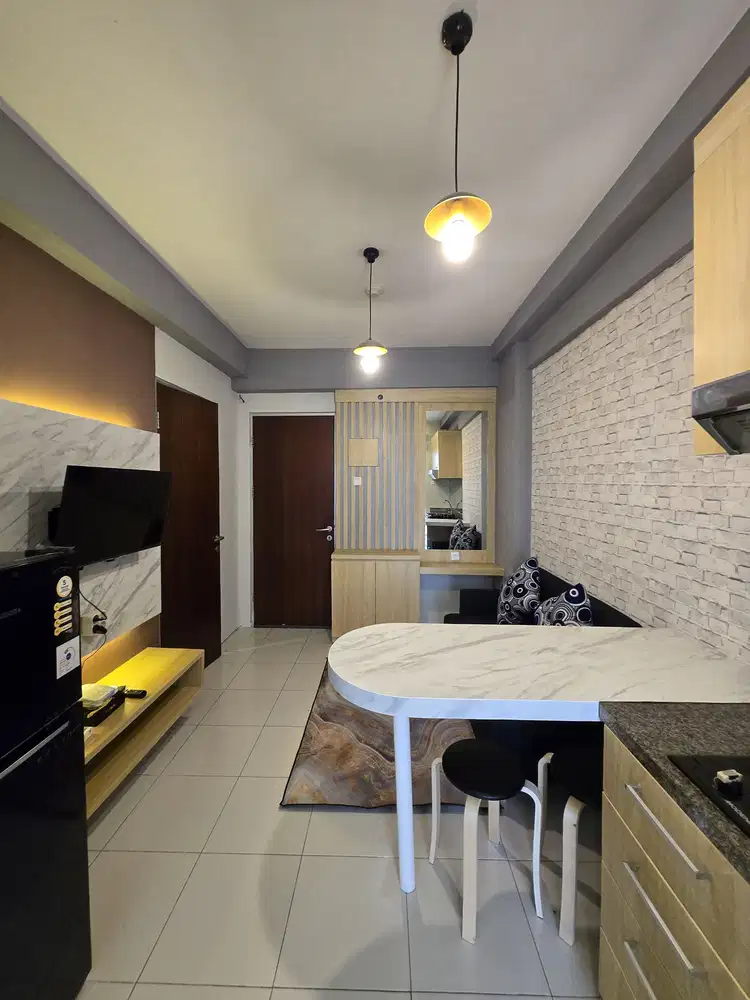 New Gress Gunawangsa Manyar 2BR Full Furnished Interior Mewah SHMRS