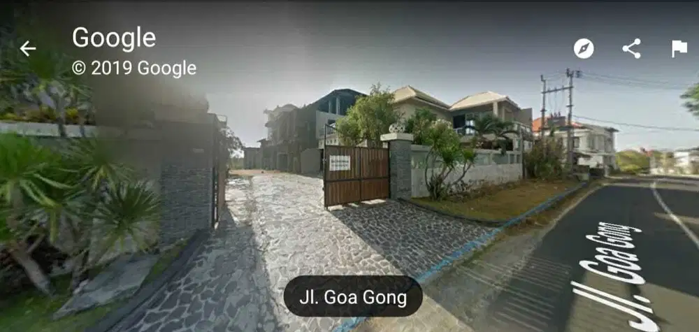 Lahan Villa di Goagong, Jimbaran, Bali