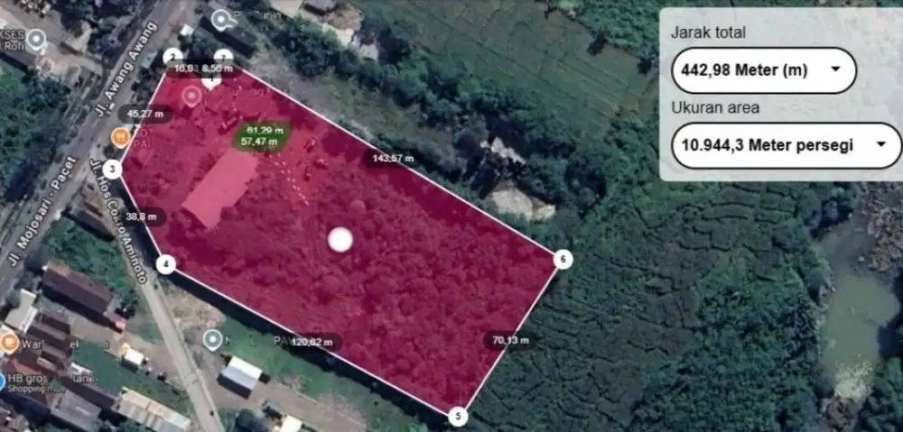 GUDANG TANAH RAYA KUTOREJO MOJOKERTO DKT COKRO AMINOTO, MOJOSARI, PUNGING