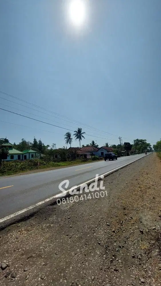 Tanah Murah Lebar 35 Meter di Purworejo Tepi Jl. Daendels Barat YIA
