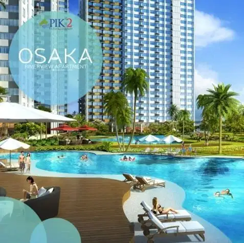 DIJUAL APARTEMEN STUDIO DI OSAKA RIVERVIEW TOWER ASAHKAWA PIK NEGO
