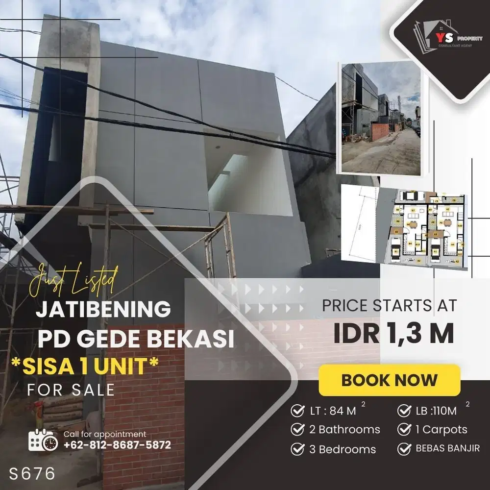 JATIBENING BEKASI BEBAS BANJIR 2025! DESIGN ARTISTIK JARANG ADA S676