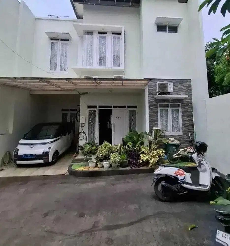 DIJUAL Rumah Asri dalam Cluster di Jagakarsa! Harga Cuma 1M'an!