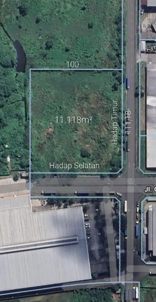 Jual kavling industri greenland deltamas bekasi