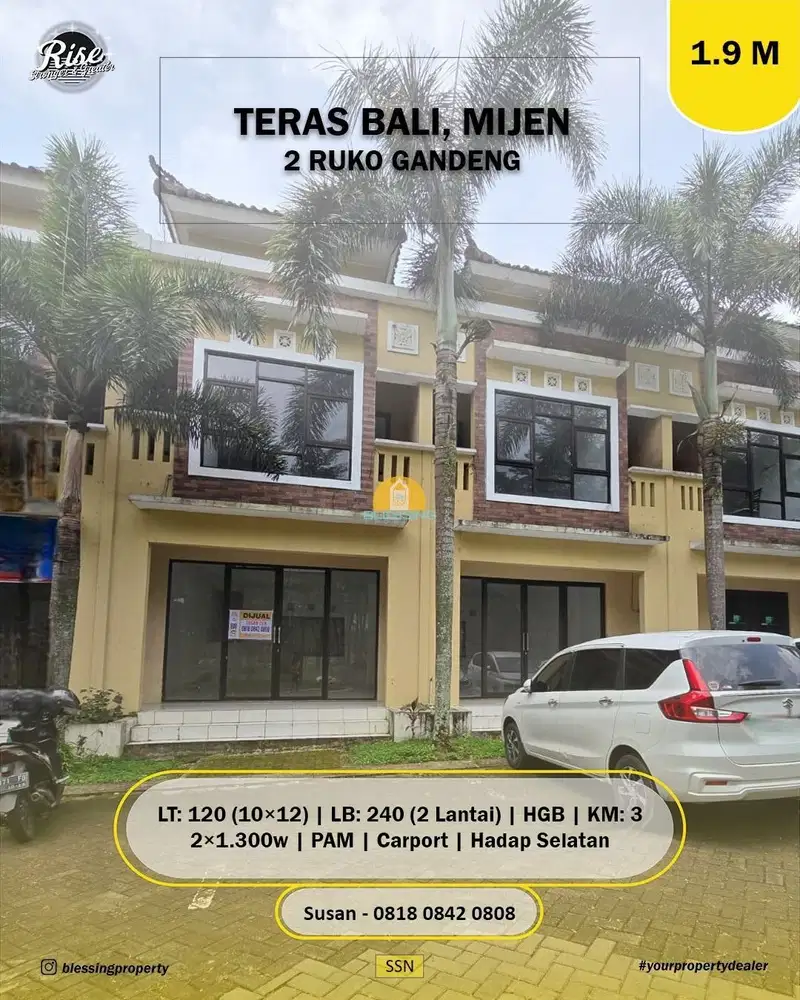 Ruko Gandeng strategis siap pakai di Mijen BSB Semarang