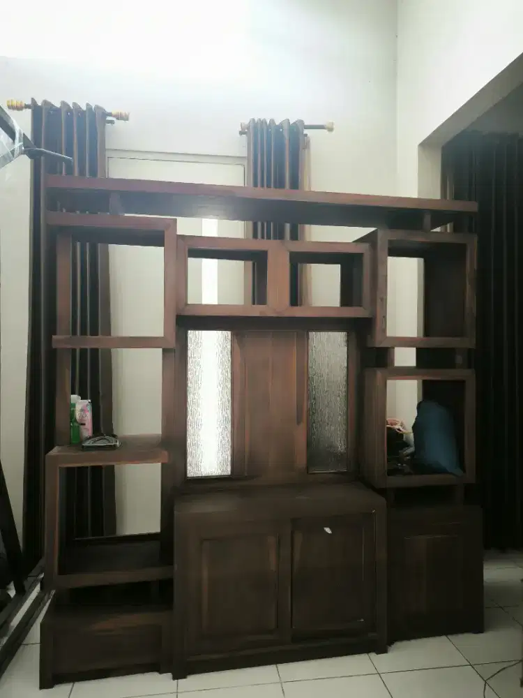 Lemari Sekat Full Jati