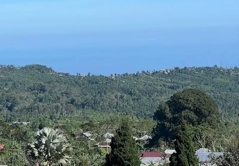 Tanah full view laut di jalan danau buyan Bedugul, Akses jalan 5 meter