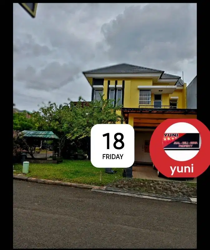 Rumah hoek rapi diLegenda wisata Cibubur