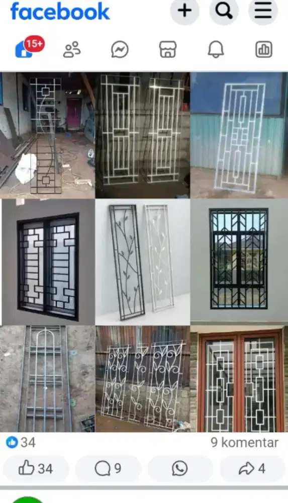 Pagar besi minimalis